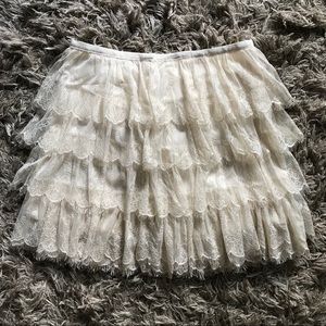 Forever 22 Lace Mini Skirt Size Small